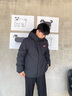 鴨鴨時空道宇系列短款三防羽絨服男女同款2025冬季新款泡芙加厚外套 月光白色 M (建議110-130斤) 曬單實拍圖