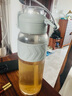 樂扣樂扣（LOCK&LOCK）夏季雙飲塑料運(yùn)動(dòng)水杯帶吸管提手戶外水壺便攜男女杯子灰色1L 曬單實(shí)拍圖
