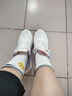 回力女鞋夏季透氣網(wǎng)面運(yùn)動鞋女休閑厚底跑步鞋子女 1217 漸變粉紫 40 曬單實拍圖