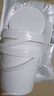 瑞圖加厚塑料桶食品級白色密封圓桶帶蓋水桶大水桶家用打包桶油漆空桶500ml-50L 1L-乳白色-帶提手*2個(gè)裝 曬單實(shí)拍圖