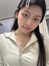 DAWO福字平安扣S999足銀項鏈女白玉髓吊墜小眾輕奢純銀鎖骨鏈飾品禮物 福字平安扣玉髓吊墜 曬單實(shí)拍圖