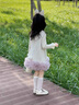 G.DUCKKIDS小黃鴨公主裙女童連衣裙春秋兒童小香風(fēng)裙子秋冬女寶寶毛衣針織裙 小香風(fēng) 90 建議1~2歲【 80-90cm】cm 曬單實(shí)拍圖