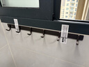 潛水艇太空鋁掛鉤免打孔排鉤浴室多功能粘鉤衛生間門(mén)后衣帽架QST5216-8H 曬單實(shí)拍圖