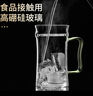 明尊（LIGHTKING）茶水分離杯玻璃杯帶蓋月牙過(guò)濾辦公室玻璃杯綠茶杯泡茶杯 煙灰色 320ml 曬單實(shí)拍圖