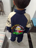 G.DUCKKIDS小黃鴨聯(lián)名奧特曼衣服男童套裝春秋季2024新款兒童運動兩件套寶寶 藏青色套裝 110 建議4~5歲【100-110cm】 曬單實拍圖