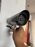 視明通 仿真監控攝像頭假監控器帶燈攝影頭模型探頭防盜防雨室外 曬單實(shí)拍圖