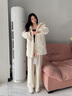 鴨鴨中長(zhǎng)款羽絨服女2025冬季新款時(shí)尚休閑潮流保暖連帽韓版小個(gè)子外套 藕粉色 M (建議110-130斤) 曬單實(shí)拍圖