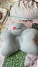 Hoag（霍格）嬰兒定型枕糾正頭型0-6-12月矯正新生兒寶寶枕頭護(hù)頸神器 白+藍(lán)色 【母嬰A類一等品】 曬單實(shí)拍圖