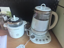 北鼎（Buydeem）養(yǎng)生壺電水壺煮茶器煮茶壺燒水壺中藥壺黑茶煮燉蒸燕窩燉盅玻璃花茶壺 K159T 嬰兒藍+玻璃燉盅 曬單實拍圖