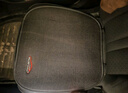 越野兵 汽車(chē)坐墊四季坐墊滌麻座墊車(chē)墊套四季通用座墊新能源 前排黑 曬單實(shí)拍圖