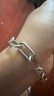 潘多拉（PANDORA）Me系列雙色愛心環(huán)鏈?zhǔn)宙溗厝iy情侶同款七夕情人節(jié)禮物送女友 Pandora ME雙色愛心環(huán)鏈?zhǔn)宙?16cm 曬單實(shí)拍圖