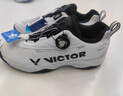 威克多（VICTOR）正品victor勝利羽毛球鞋世界冠軍力薦緩震抗扭運(yùn)動(dòng)鞋音爆A-BOOM A-BOOM AC白黑【均衡穩(wěn)固】 42 (270mm) 曬單實(shí)拍圖
