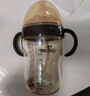 貝因美大容量寶寶嬰兒斷奶奶瓶PPSU一周歲以上12月+雙手柄帶吸管300ml 曬單實(shí)拍圖