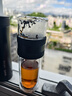富光雙層玻璃杯 泡茶杯茶水分離杯子 高硼硅玻璃水杯商務男女士290ML 曬單實拍圖