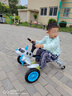 貝趣漂移車兒童三輪車山姆飛機車腳踏車3-6歲扭扭車男孩女孩生日禮物 加大灰藍 丨座椅調節(jié)+橡膠輪+禮盒 曬單實拍圖