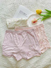 拉比男女兒童內褲短褲四季男寶寶平角褲女孩四角內褲4條裝 粉霧小鴨-女童內褲4條裝 120 cm 曬單實(shí)拍圖