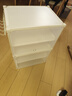 蔻絲（ColesHome）鞋柜家用門(mén)口進(jìn)門(mén)一體靠墻極窄小鞋架子簡(jiǎn)易多層宿舍租房門(mén)外走廊 【精選 餸雨傘掛鉤】1列4層-白色 曬單實(shí)拍圖