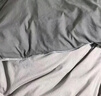Lady Laura富安娜出品A類(lèi)母嬰純棉床上四件套被套床單床笠款學(xué)生宿舍 山灰+中灰【A類(lèi)皺皺水洗棉】 床單款 1.8床單四件套-被套180x220 曬單實(shí)拍圖