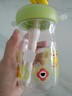 babycare恐龍吸管水杯兒童吸管杯大寶寶直飲杯幼兒園小學(xué)水壺淺草青 曬單實(shí)拍圖