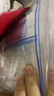 中錦食品自封袋透明密封袋封口袋塑封分裝小號大號加厚pe收納保鮮包裝 8x12cm【4號】 12絲白邊【推薦厚度】100只 曬單實(shí)拍圖