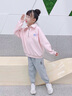 G.DUCKKIDS女童褲子春秋款2025新款洋氣兒童秋裝休閑褲寬松運(yùn)動(dòng)褲小女孩長褲 灰色 130 cm 曬單實(shí)拍圖