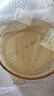 希樂扣Cilock耐熱玻璃盤子家用蒸蛋菜盤果盤微波爐烤箱專用琥珀鮑魚盤子 9英寸 曬單實(shí)拍圖