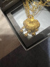 周大福兒童寶寶金飾富貴長命黃金鎖吊墜(工費260)約7.05g EOF1607 曬單實拍圖