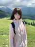 法舒琳美式文藝少女風(fēng)衣外套女春秋季新款寬松休閑連帽拉鏈夾克上衣慵懶 圖片款 M 建議90-105斤 曬單實拍圖