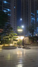 櫻倫太陽能庭院燈路燈戶外景觀露臺移動式別墅花園落地露營照明路燈 2.7米高可移動配55CM三色光燈具 曬單實拍圖