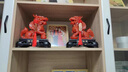 TICIFY紅玉石麒麟擺件公母一對(duì)送子家居風(fēng)水店鋪吧臺(tái)開業(yè)禮品送禮 大號(hào)紅玉麒麟一對(duì) 曬單實(shí)拍圖