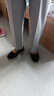 回力布鞋女夏季老北京媽媽鞋黑色舞鞋工作鞋軟底舒適單鞋休閑鞋子女 黑色【平底款】 37 曬單實(shí)拍圖