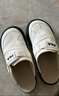 FILA 斐樂官方女鞋SMILA摩登拖鞋2025夏季新款元?dú)馔闲蓍e勃肯鞋 豆腐白-TF 38 曬單實(shí)拍圖