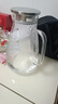 天喜（TIANXI）涼水壺高硼硅玻璃杯大容量冷水杯玻璃茶壺果汁杯節(jié)日禮物2.2L 曬單實拍圖