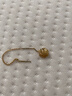 RSRDDY老鳳祥金店同款24IK金耳線(xiàn)999足金耳墜金鏤空雪花耳環(huán)長(cháng)款首飾 雪花耳線(xiàn) 曬單實(shí)拍圖