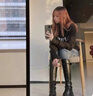 TKSY加絨緊身牛仔褲女2025秋冬新款高腰彈力修身顯瘦加厚鉛筆小腳褲子 藍(lán)灰色-鎖邊-絨-九分 加厚 25 曬單實(shí)拍圖
