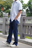 Lee dprre莫代爾男士牛仔褲男款夏季薄款寬松直筒冰絲男褲休閑長褲子男夏天 5110B深藍(莫代爾) 35 腰圍【2尺75】 曬單實拍圖