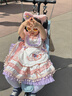 G.DUCKKIDS玲娜貝兒衣服女童洛麗塔公主裙夏連衣裙琳娜貝爾兒童生日蓬蓬裙子 裙子+頭箍+裙撐+尾巴+包包 80 cm 建議身高60-70 曬單實(shí)拍圖
