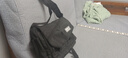 星昔男士斜挎包機能日系風工裝郵差包休閑ins大容量背包潮牌單肩包女 黑色款 曬單實拍圖