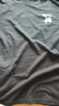 名創(chuàng)優(yōu)品（MINISO）短袖男純棉休閑寬松夏季圓領(lǐng)百搭青少年潮流半袖t恤 黑 L 曬單實(shí)拍圖