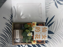 美旻橘色泡芙花朵毛線(xiàn)花手工花針織編帶原木框掛件擺件送禮教師節 曬單實(shí)拍圖