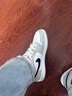耐克（NIKE）Jordan官方耐克喬丹男童AJ1板鞋大童運動(dòng)童鞋夏季低幫氣墊553560 146白/深藏青/淺灰/橡皮中褐 36.5 曬單實(shí)拍圖