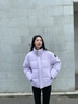 波司登（BOSIDENG）【七夕禮物】25新款羽絨服男女同款情侶90絨立領短外套B250246360 灰紫檀6443 M 165/88A 曬單實拍圖