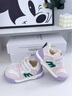 莫爾兔 兒童學(xué)步鞋春秋季童鞋防水學(xué)步鞋男童穩穩鞋女童室內嬰童小白鞋 曬單實(shí)拍圖