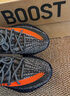 阿迪達(dá)斯Yeezy350夏日透氣椰子男女休閑鞋HQ7045 45 曬單實(shí)拍圖