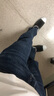 吉普（JEEP）美國正品涼感牛仔褲夏季薄款男士直筒寬松彈力修身商務(wù)休閑長褲子 靛藍(lán)色 薄款 【官方正品】 32 【適合140斤左右】 曬單實(shí)拍圖