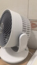 夏普（SHARP)小風(fēng)鈴空氣循環(huán)扇電風(fēng)扇家用小型桌面臺(tái)式宿舍臥室辦公室靜輕音抑菌扇葉搖頭臺(tái)扇PJ-CA230B-A 曬單實(shí)拍圖