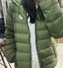 亞瑟士亞瑟士童裝25年冬季兒童柔軟舒適三防輕薄保暖羽絨服【高充絨量】 軍綠色 清潔度1000-鴨絨 170 充絨量109.2g 曬單實(shí)拍圖