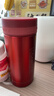 樂(lè )扣樂(lè )扣（LOCK&LOCK）不銹鋼纖巧便攜保溫杯茶水杯車(chē)載商務(wù)杯子200ml紅色LHC550 曬單實(shí)拍圖