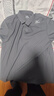 美津濃（MIZUNO）polo衫男短袖多彩戶外男士涼感夏季抗皺冰絲透氣上衣 深灰 2XL 曬單實(shí)拍圖