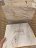 潮思匯大理石紋禮盒禮品包裝盒禮物盒ins風(fēng)空盒大號生日情人節口紅 灰色禮盒+禮袋+拉菲草+賀卡 內空： 長(cháng)19.5寬19.5高9 曬單實(shí)拍圖